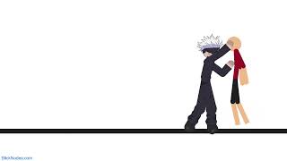 Gojo combo StickNodes animation 