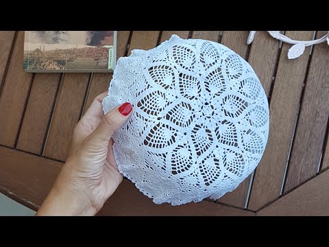 Evdeki Danteli Sepet Yapın ! Make a Lace Basket -just add sugar and water-