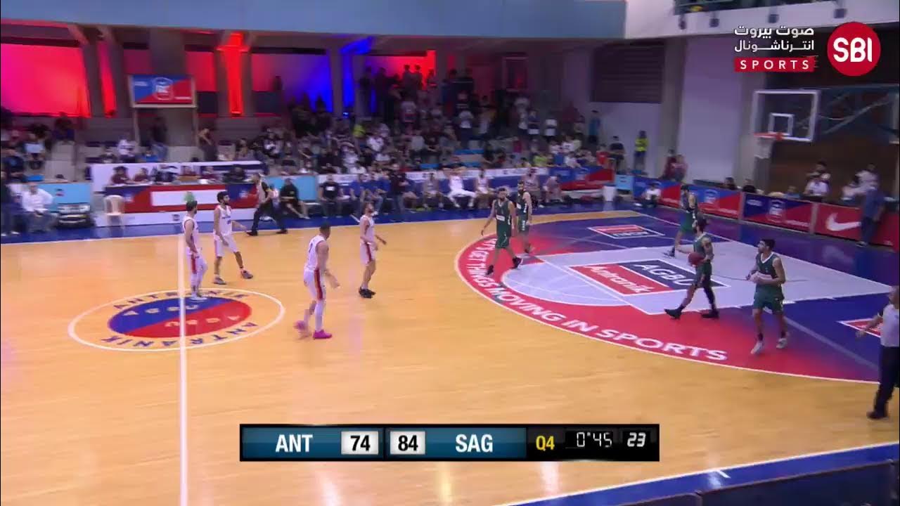 Antranik VS Sagesse Round 4 XXL Energy Lebanese Basketball