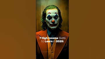 7 High Income Skills To Learn In 2025 🔥 #selfgrowth