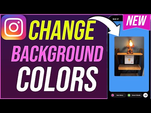 How To Change Background Color On Instagram Stories - New Update