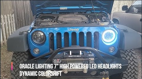 Issues with our ORACLE Lighting 7" High Powered LED Headlights -  Dynamic ColorSHIFT®