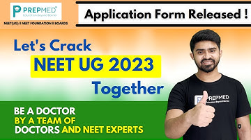 NEET - UG 2023 Application Form Released ! Watch out the important points to fill the form. #PrepMed