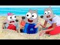 ⛱ Playtime on the Beach | Pica Learns Safety Tips for Kids at the Beach | Pica Parody Channel