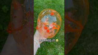 I FIXED my EXPLODED ORANGE NANO TAPE BALLOON ????? diy nano tape bubble squishy fidget asmr