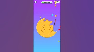 LEVEL 207 - Squid Game Dalgona Candy Cookie Challenge - Don’t Break It! 🔪🟠