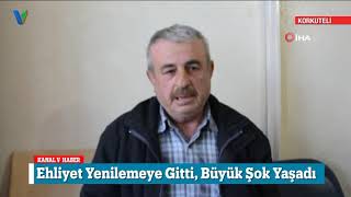 Ehliyet Yenilemeye Gitti Büyük Şok Yaşadı...