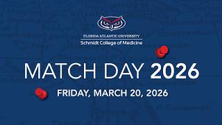FAU Schmidt College of Medicine Match Day 2026