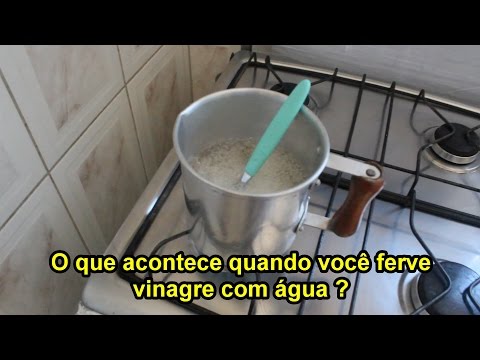 Vídeo: O que acontece se eu ferver o vinagre?