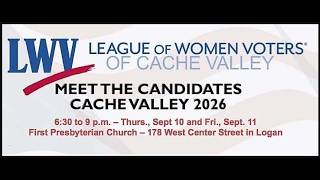 Cache Valley League of Women Voters Meet the Candidates 2026 Night 1 News