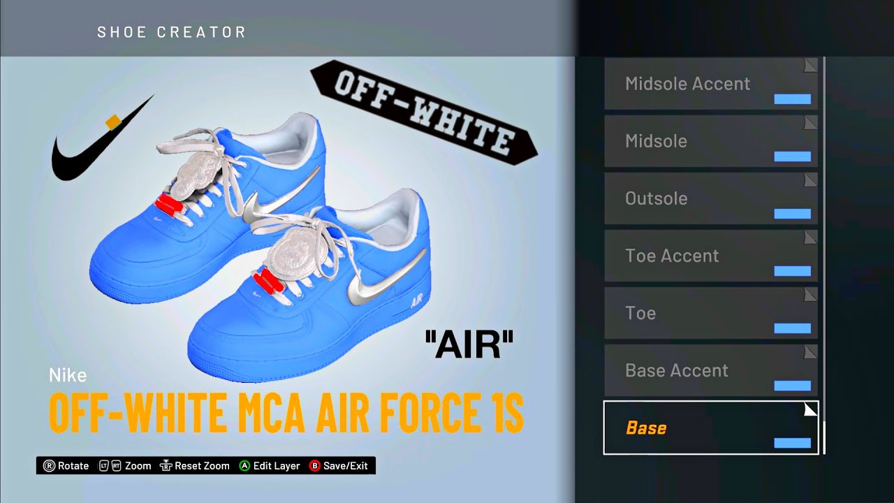 HOW TO MAKE OFF-WHITE BLUE AIR FORCE 1s 