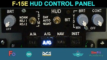 Episode 20 How to build DCS F-15E HUD Control Panel #dcs #arduino #flightsimulator