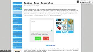 Free Online Voice Generator | OnlineToneGenerator.com
