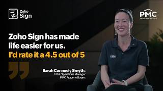 PMC Property Buyers go paperless with Zoho Sign | Digital transformation | Best Docusign alternative
