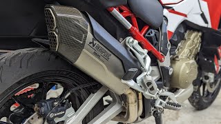 Akrapovic Exhaust Installation on Ducati Multistrada V4, is it Worth the Price???