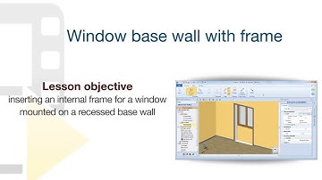 Edificius Tutorial - Window base wall with frame - ACCA software