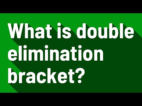 What Is Double Elimination Bracket