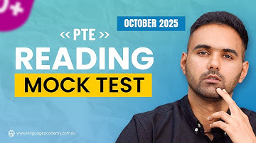 PTE Reading Mock Test | Answers and Timer | Real Exam Questions October 2025 | Language academy