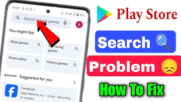 Play Store Search Problem | How To Fix  Search Problem In Google Play Store ✅