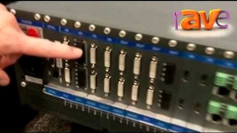E4 AV Tour: Kramer Showcases 16x16 Modular Matrix Switcher, Plans to Introduce 64x64 By End of 2012
