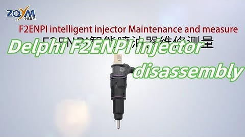 Disassembly and assembly measurement of F2E smart injector