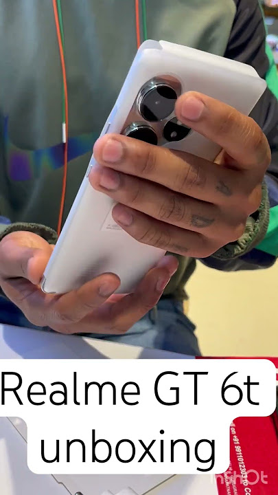 Realme GT 6T unboxing video #realme#realmegtseries
