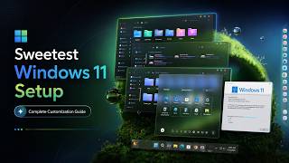 Sweet Aesthetic Windows 11 Setup | Clean Desktop Customization Guide