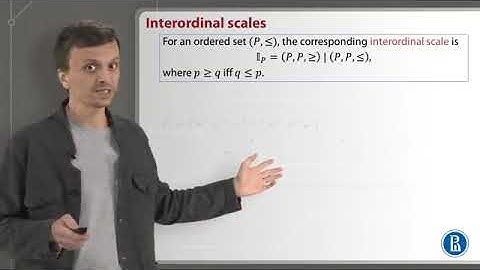 Formal Concept Analysis - Week 1, 3-03 - Scaling ordinal data