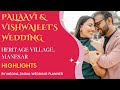 Pallaavi Vishwajeet Grand Destination Wedding Trailer at heritage Village Resort |