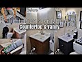DIY Bathroom MAKEOVER |Countertops & Vanity Transformation On a BUDGET+ Rental FRIENDLY Series Pt. 2