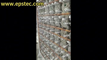 Water pressure testing of the EPS insert block mold