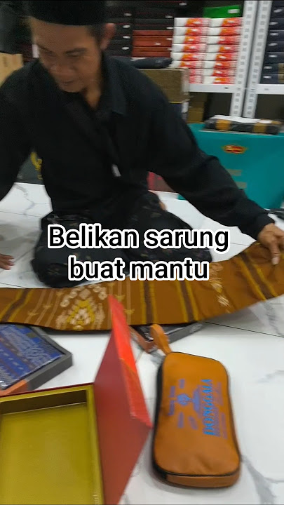 Buy a sarong for your son-in-law