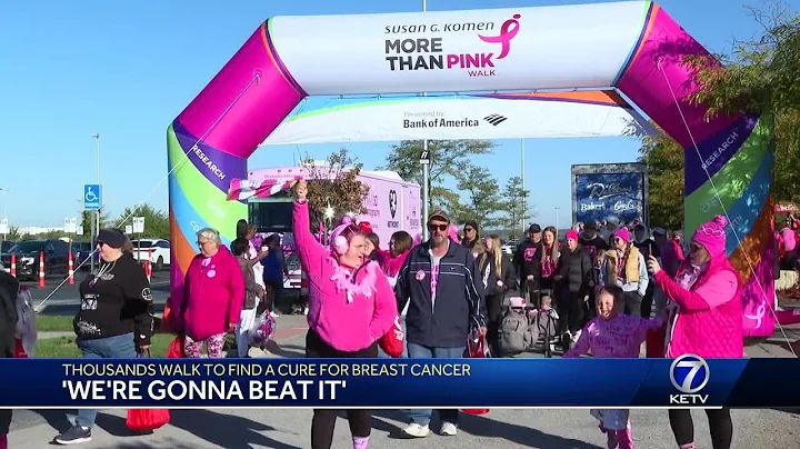 'Just keep fighting': Thousands walk to find a cure for breast cancer