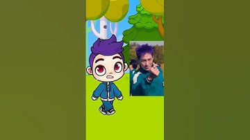 Player 196 and Thanos Squid Game Season 3 in Avatar World #avatarworld #pazu #shorts