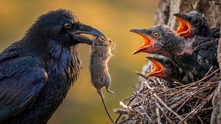 Rare Look Inside a Crow’s Nest | Crow Life Cycle Documentary from Egg to First Flight