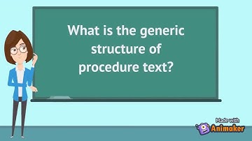 ANIMAKER VIDEO OF PROCEDURE TEXT