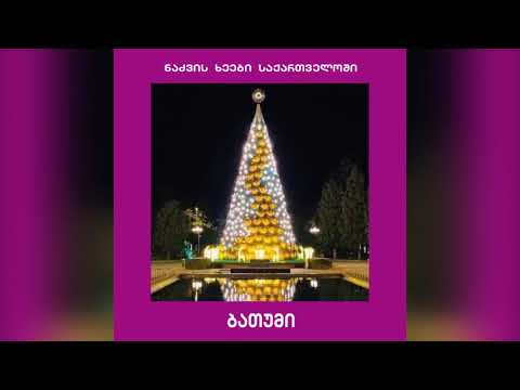 საქართველოს ქალაქების ულამაზესი ნაძვის ხეები