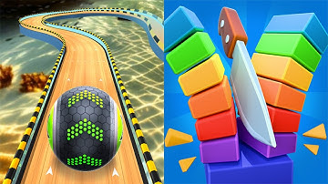 Going Balls VS Slice it All - All Levels Gameplay Android iOS Ep 3