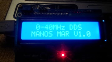 0-40MHz DDS Function generator with ATmega328
