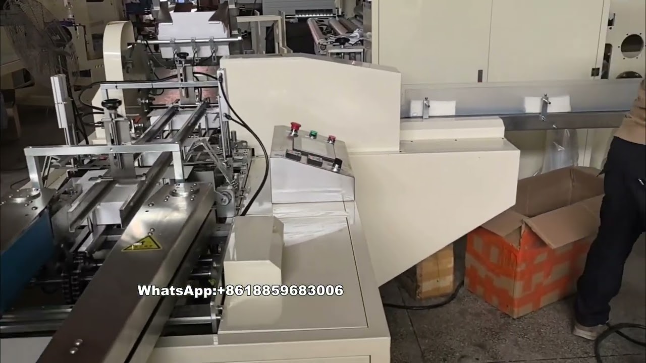 Automatic Soft Tissue Paper Box Sealing And Packing Machine
