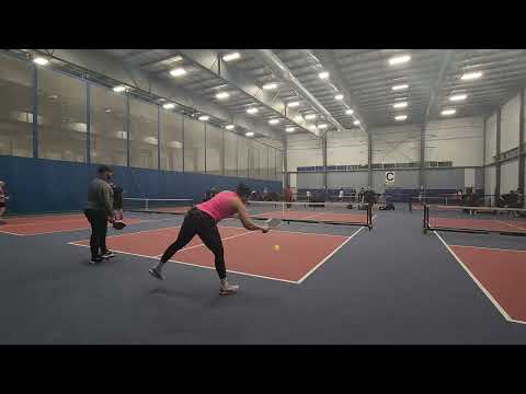 Pickleball at #HiSports Stoufville with Harrison Jeff Kale and Tsi Ann