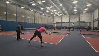 Pickleball at #HiSports Stoufville with Harrison Jeff Kale and Tsi Ann