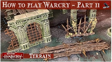 HOW TO PLAY WARCRY - PART 11 TERRAIN & COVER - Warhammer Warcry Core Rules & Catacombs Dungeon Rules
