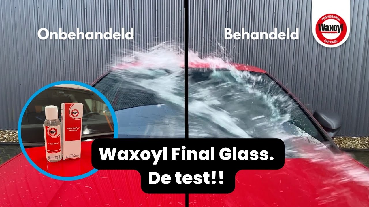 Retzmoto WAXOYL Traitement Déperlant Pare Brise waxoyl Final Glass 100ml