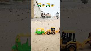Mini Remote Control RC Small Autorickshaw JCB Power Machine unboxing and Tracking Toy Video 🛺🚁🛺🚁