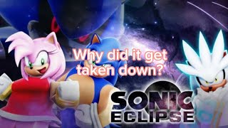 Why sonic Eclipse/sonic simulator got banned #roblox #sonic
