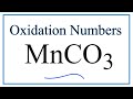 Oxidation States in Carbonate Compounds