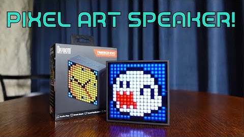 Amazing Pixel Art Speaker by Divoom!