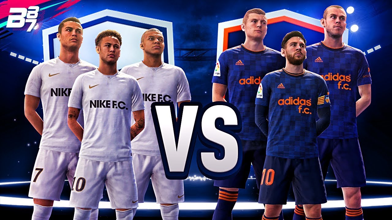 Team Nike Vs Team Adidas Fifa 19 Ultimate Team Experiment Youtube