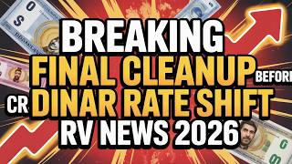 BREAKING Final cleanup before Dinar rate shift  RV News 2026